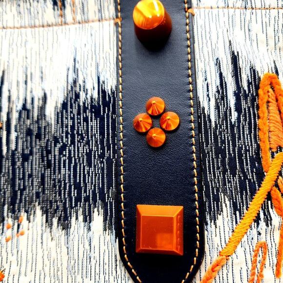 CHRISTIAN LOUBOUTIN Model: Blue Frangibus Medium Tote BagNEW - Picture 13 of 16